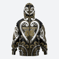 Custom Aotearoa Waikato Tainui Hoodie Maori Tribal Pattern