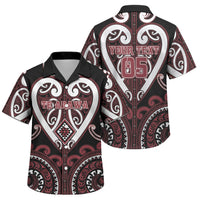 Custom Aotearoa Te Arawa Family Matching Summer Maxi Dress and Hawaiian Shirt Maori Tribal Pattern