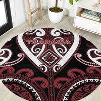 Aotearoa Te Arawa Round Carpet Maori Tribal Pattern
