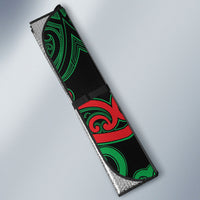 Aotearoa Ngai Tuhoe Auto Sun Shade Maori Tribal Pattern