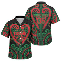 Custom Aotearoa Ngai Tuhoe Family Matching Puletasi and Hawaiian Shirt Maori Tribal Pattern