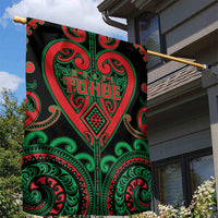 Aotearoa Ngai Tuhoe Garden Flag Maori Tribal Pattern