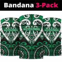 Aotearoa Ngati Maniapoto Neck Gaiter Maori Tribal Pattern