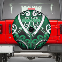 Aotearoa Ngati Maniapoto Spare Tire Cover Maori Tribal Pattern