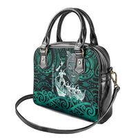 New Zealand Waka Racing Shoulder Handbag Maori Warriors