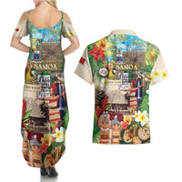 Samoa Culture Couples Matching Summer Maxi Dress and Hawaiian Shirt Embracing The Spirit LT05 - Polynesian Pride