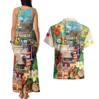 Samoa Culture Couples Matching Tank Maxi Dress and Hawaiian Shirt Embracing The Spirit LT05 - Polynesian Pride