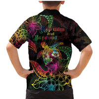 Hawaii Pride Family Matching Mermaid Dress and Hawaiian Shirt Aloha Is Aloha LT05 - Polynesian Pride