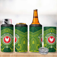Personalized American Samoa Manua Cession Day 4 in 1 Can Cooler Tumbler Up Up The Moa