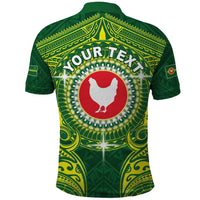 Personalized American Samoa Manua Cession Day Polo Shirt Up Up The Moa