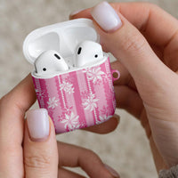 Hawaii Kakau Tribal AirPods Case With Pink Tiare