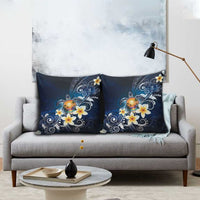 Hawaii Honu Pillow Cover Polynesian Curves Plumeria - Polynesian Pride