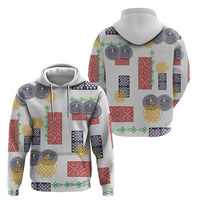 Vintage Lapita Zip Hoodie Iconic Double Face Pattern