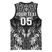 Custom New Zealand Fishing Basketball Jersey Aotearoa Maori Koru LT05 - Polynesian Pride