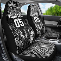 Custom New Zealand Fishing Car Seat Cover Aotearoa Maori Koru - Polynesian Pride
