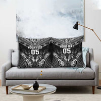 Custom New Zealand Fishing Pillow Cover Aotearoa Maori Koru - Polynesian Pride