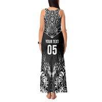 Custom New Zealand Fishing Tank Maxi Dress Aotearoa Maori Koru LT05 - Polynesian Pride