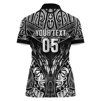 Custom New Zealand Fishing Women Polo Shirt Aotearoa Maori Koru LT05 - Polynesian Pride