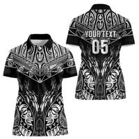 Custom New Zealand Fishing Women Polo Shirt Aotearoa Maori Koru LT05 - Polynesian Pride