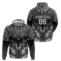 Custom New Zealand Fishing Zip Hoodie Aotearoa Maori Koru LT05 - Polynesian Pride