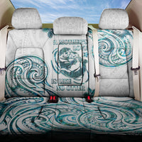 New Zealand Aotearoa Hari Ra Mama Back Car Seat Cover A Mother's Love Is Like No Otter LT05 One Size White - Polynesian Pride