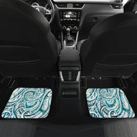 New Zealand Aotearoa Hari Ra Mama Car Mats A Mother's Love Is Like No Otter LT05 Set 2pcs - Back White - Polynesian Pride