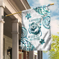 New Zealand Aotearoa Hari Ra Mama Garden Flag A Mother's Love Is Like No Otter LT05 House Flag White - Polynesian Pride