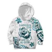 New Zealand Aotearoa Hari Ra Mama Kid Hoodie A Mother's Love Is Like No Otter LT05 Hoodie White - Polynesian Pride