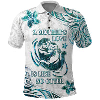New Zealand Aotearoa Hari Ra Mama Polo Shirt A Mother's Love Is Like No Otter LT05 White - Polynesian Pride