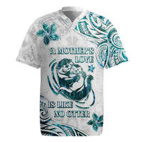 New Zealand Aotearoa Hari Ra Mama Rugby Jersey A Mother's Love Is Like No Otter LT05 White - Polynesian Pride