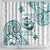 New Zealand Aotearoa Hari Ra Mama Shower Curtain A Mother's Love Is Like No Otter LT05 - Polynesian Pride