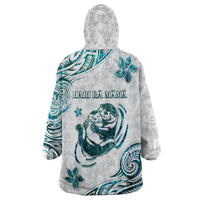 New Zealand Aotearoa Hari Ra Mama Wearable Blanket Hoodie A Mother's Love Is Like No Otter LT05 - Polynesian Pride