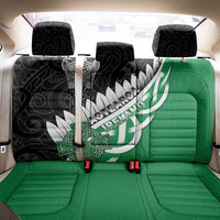 New Zealand And Ireland Rugby Back Car Seat Cover Silver Fern With Celtic Cross LT05 - Polynesian Pride