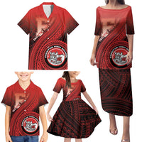 Personalized Fagaitua High School Family Matching Puletasi and Hawaiian Shirt Polynesian Tribal Pattern LT05 - Polynesian Pride