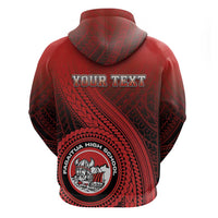 Personalized Fagaitua High School Hoodie Polynesian Tribal Pattern