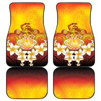 Tahiti Heiva Festival Car Mats Tahitian Vahine Plumeria Flowers LT05 - Polynesian Pride