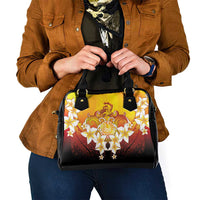 Tahiti Heiva Festival Shoulder Handbag Tahitian Vahine Plumeria Flowers LT05 - Polynesian Pride