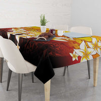 Tahiti Heiva Festival Tablecloth Tahitian Vahine Plumeria Flowers LT05 - Polynesian Pride