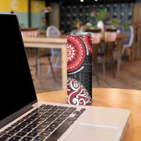 New Zealand Red Maori Koru Simple Style Skinny Tumbler LT05 - Polynesian Pride