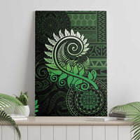 New Zealand Maori Koru Fern Canvas Wall Art Spiral Polynesian Style Green LT05 - Polynesian Pride