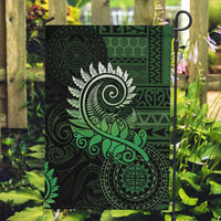 New Zealand Maori Koru Fern Garden Flag Spiral Polynesian Style Green LT05 Garden Flag Green - Polynesian Pride