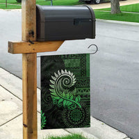 New Zealand Maori Koru Fern Garden Flag Spiral Polynesian Style Green LT05 - Polynesian Pride