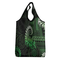 New Zealand Maori Koru Fern Grocery Bag Spiral Polynesian Style Green LT05 - Polynesian Pride
