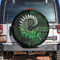 New Zealand Maori Koru Fern Spare Tire Cover Spiral Polynesian Style Green LT05 Green - Polynesian Pride