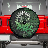 New Zealand Maori Koru Fern Spare Tire Cover Spiral Polynesian Style Green LT05 - Polynesian Pride
