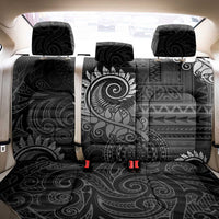 New Zealand Maori Koru Fern Back Car Seat Cover Spiral Polynesian Style Gray LT05 - Polynesian Pride
