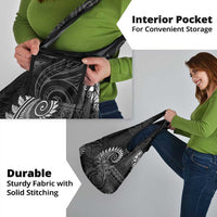 New Zealand Maori Koru Fern Grocery Bag Spiral Polynesian Style Gray LT05 - Polynesian Pride