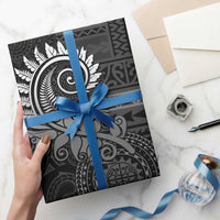 New Zealand Maori Koru Fern Wrapping Paper Spiral Polynesian Style Gray LT05 - Polynesian Pride