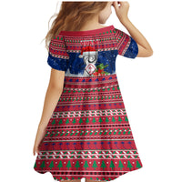 Guam Christmas Family Matching Mermaid Dress and Hawaiian Shirt Guaman Seal Poinsettia Felis Pasgua LT05 - Polynesian Pride