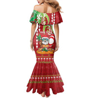 Personalised Hawaii Christmas Mermaid Dress Funny Santa Claus Surf Mele Kalikimaka LT05 - Polynesian Pride
